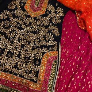 Gota work gharara 3 piece set